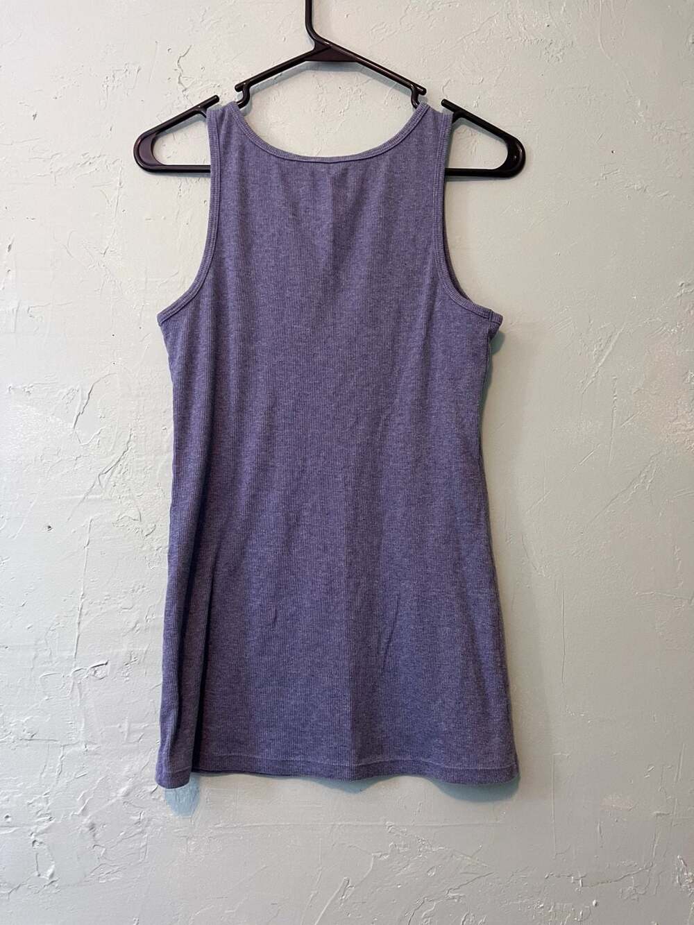 Felina Navy Blue Ribbed Tank Top Size L - Picture 3 of 3